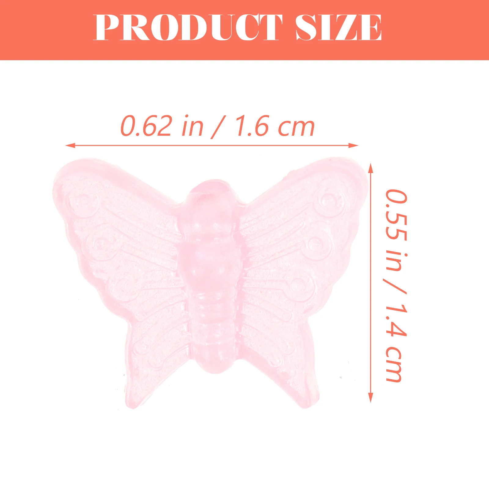 1 bag of Butterfly Beads Bracelet Necklace Kids Bangles Headdress DIY Beads