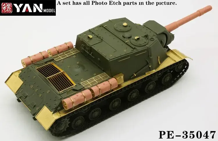 Модель Ян 1/35 русский тяжелый самоходный пистолет JSU-152 для TAMIYA 35303 PE-35047