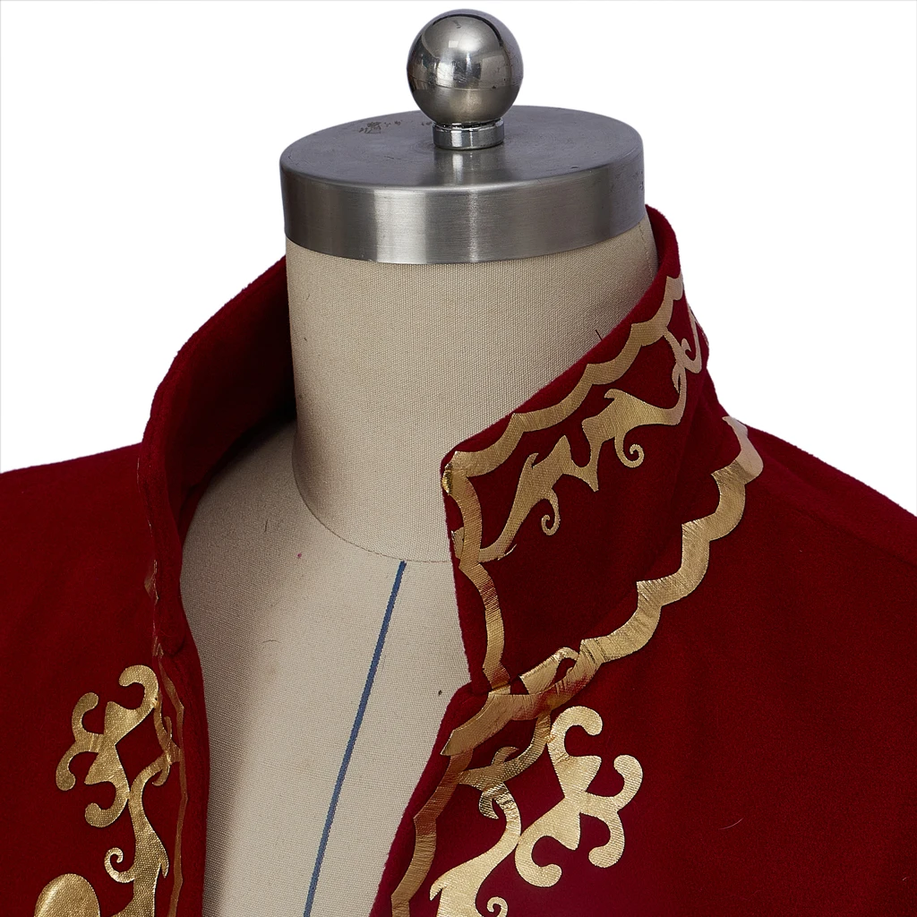 Мужская винтажная куртка принца пальто в средневековом стиле для концерта