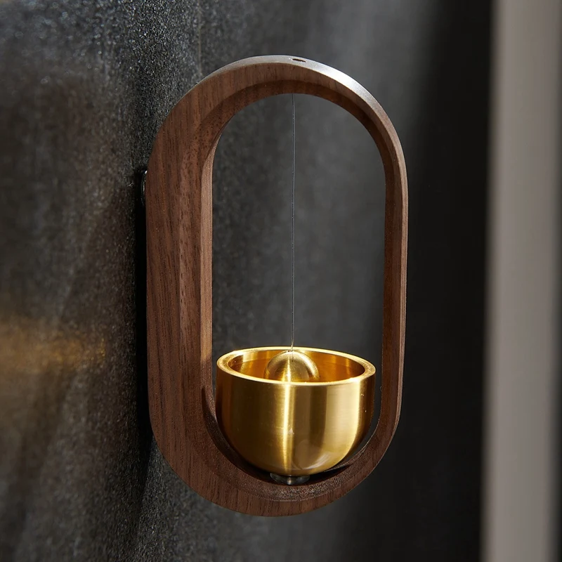 

MOOL Doorbell,Entrance Alert Chime Doorbell Lightweight Decorative Bells Wooden Doorbell Entry Door Ornaments Wind Chimes