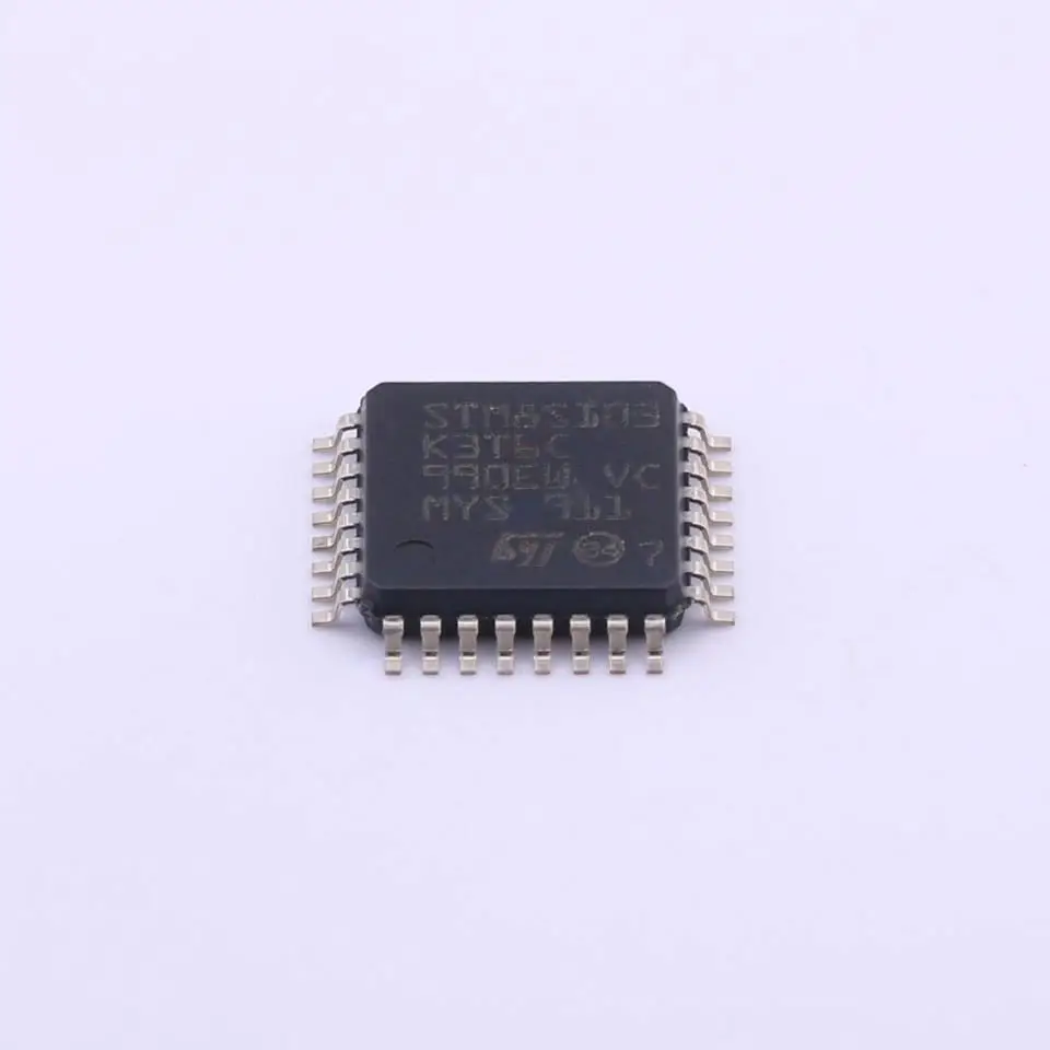 

MCU 8-bit STM8S STM8 CISC 8KB Flash 3.3V/5V 32-Pin LQFP Tray - Trays STM8S103K3T6C