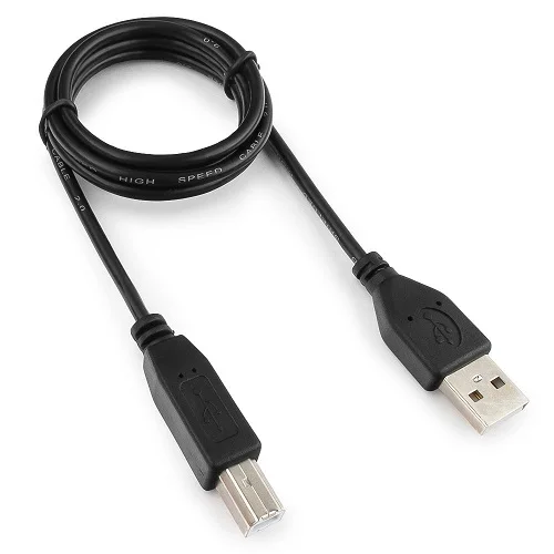 Кабель интерфейсный USB 2.0 Гарнизон GCC USB2 AMBM 3M AM/BM 3м пакет|Компьютерные кабели и