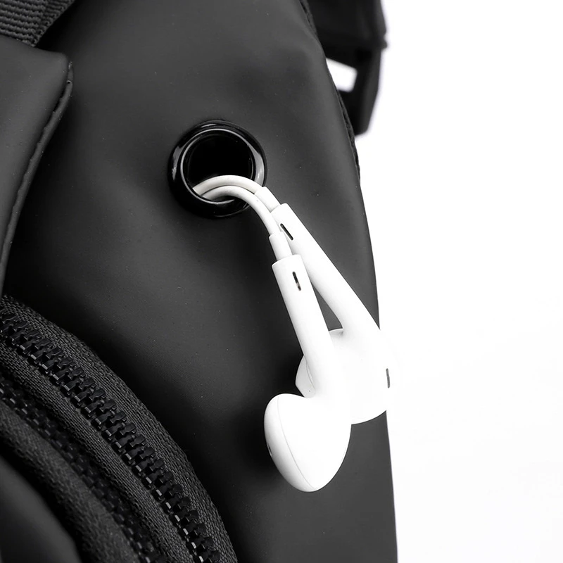 New Men's Chest Bag Casual Large Capacity One Shoulder Crossbody Bag Korean Locomotive Bag Water Proof Trendy Backpack