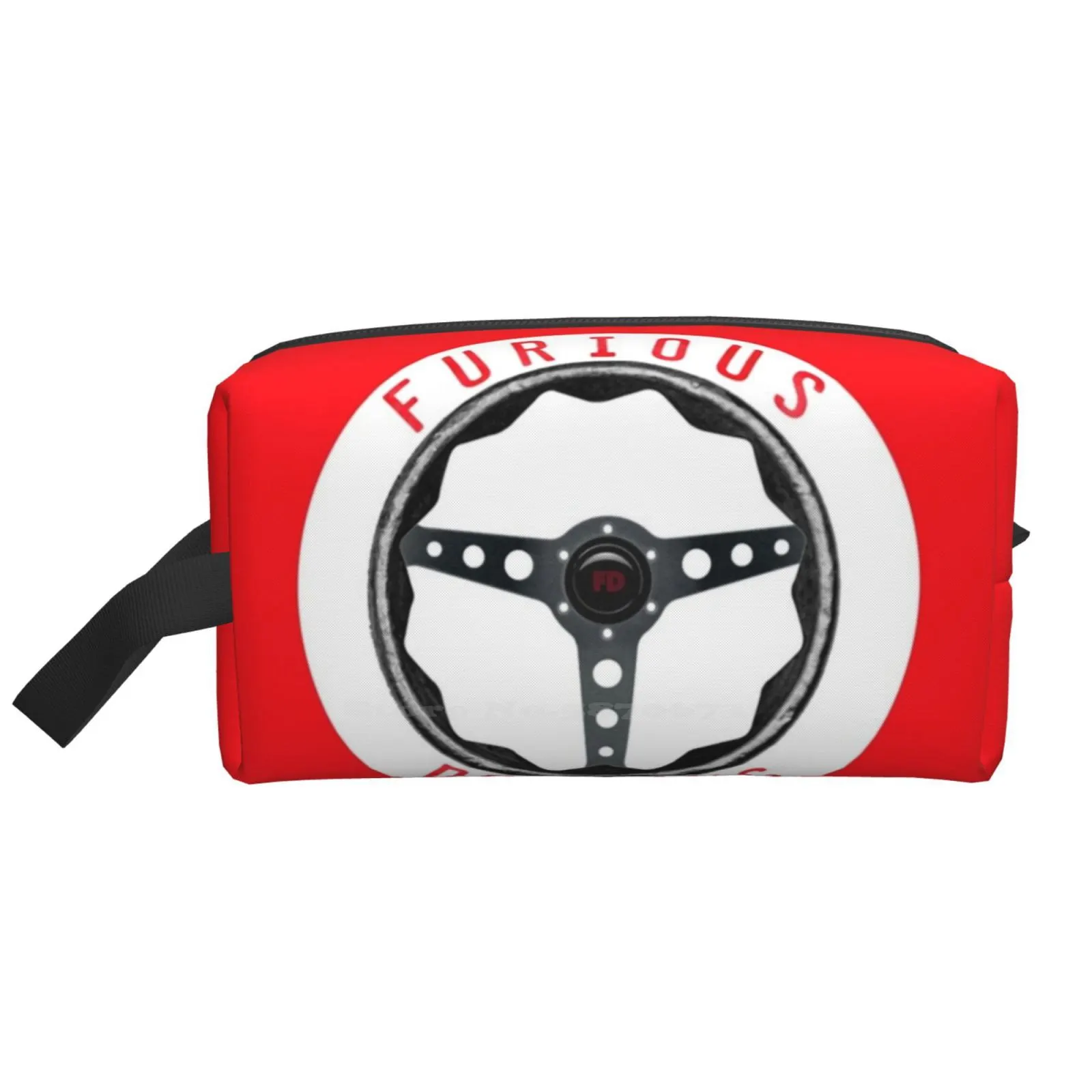 

Furious Driving Logo-белый гоночный круглый фон с цифрами сумка для цифрового хранения дорожная сумка сумки для хранения Furious Driving