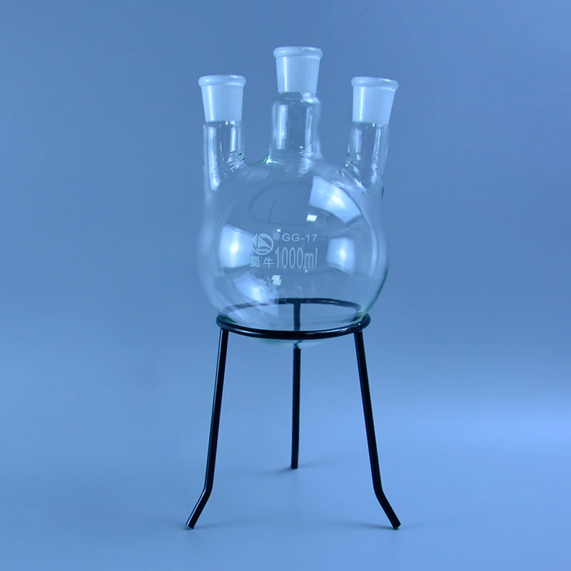 

24/29 Three-neck Round Bottom Flask Laboratory Distillation Glass Bottle 50/100/250/500/1000ml/2000ml