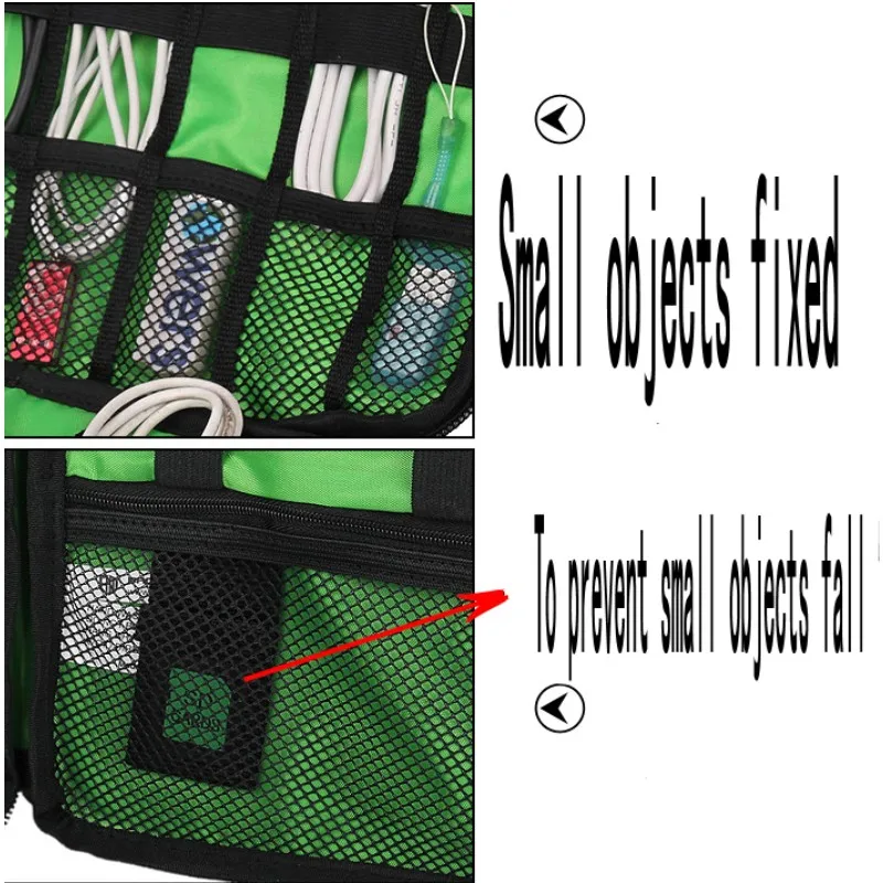 Дорожная сумка JXSLTC Мужская для электронных аксессуаров нейлоновый дорожный