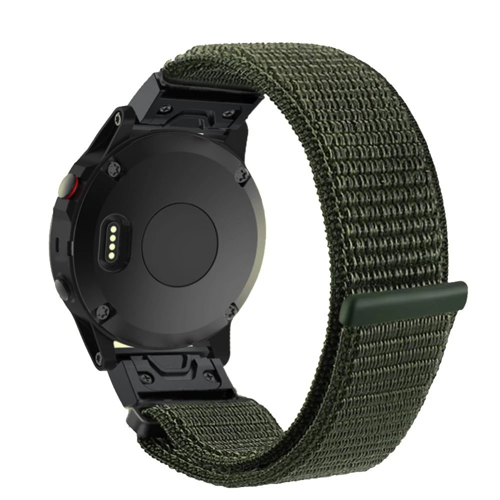 Ремешок нейлоновый для наручных часов Garmin Fenix 6 7 5 6X 7X 5X plus 3 3HR Forerunner 935 945