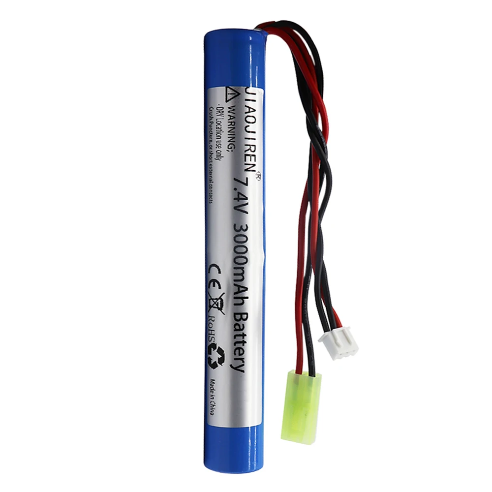 Водяной пистолет Lipo аккумулятор 3000 мАч 2S 7 4 В 18650 для AKKU Mini Airsoft Gun водяной Battey