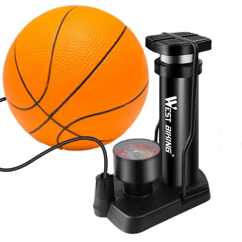 

Bike Pump Inflator Max 120 PSI Bicycle Floor Pump With Pressure Gauge For Bicycle Pumps Accessories