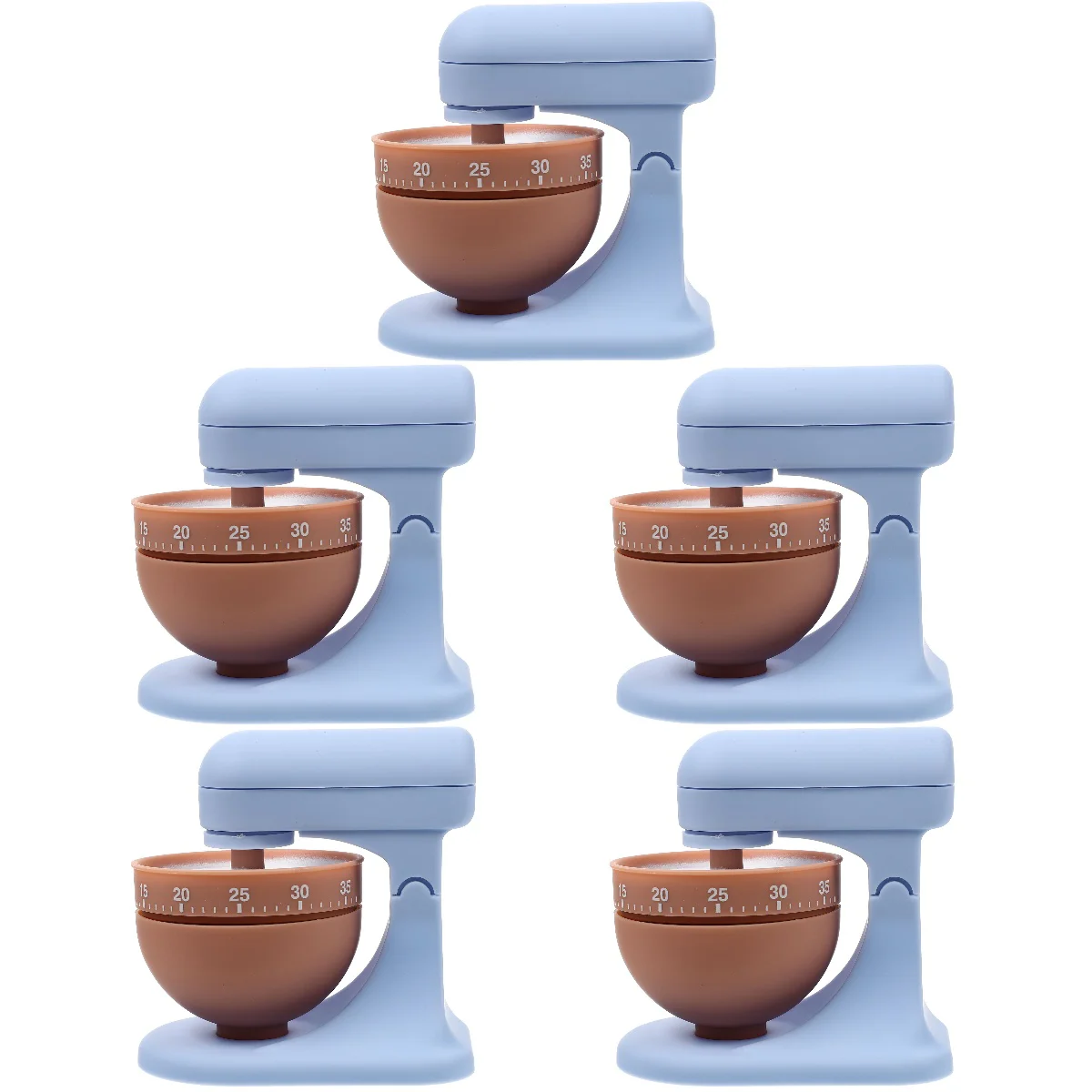 

5x Study Desktop Countdown Timer Kitchen Supply Creative Timer for Countdown Decor Chef Study