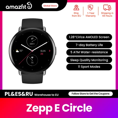 Zepp E Circle Smartwatch 5ATM