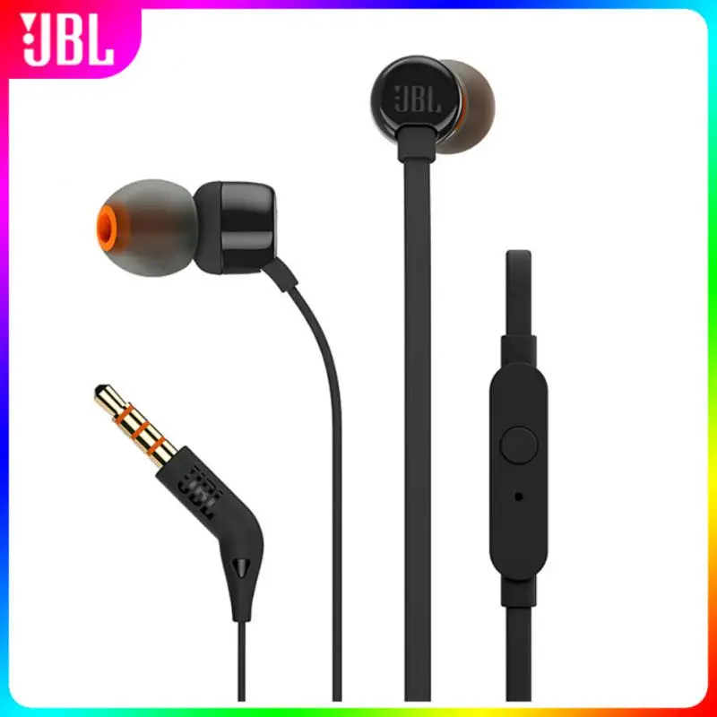 JBL TUNE 110 3.5mm Wired In-Ear Earphones Stereo Music Deep Bass Earbuds Sport Earphone In-line Control Handsfree With Mic