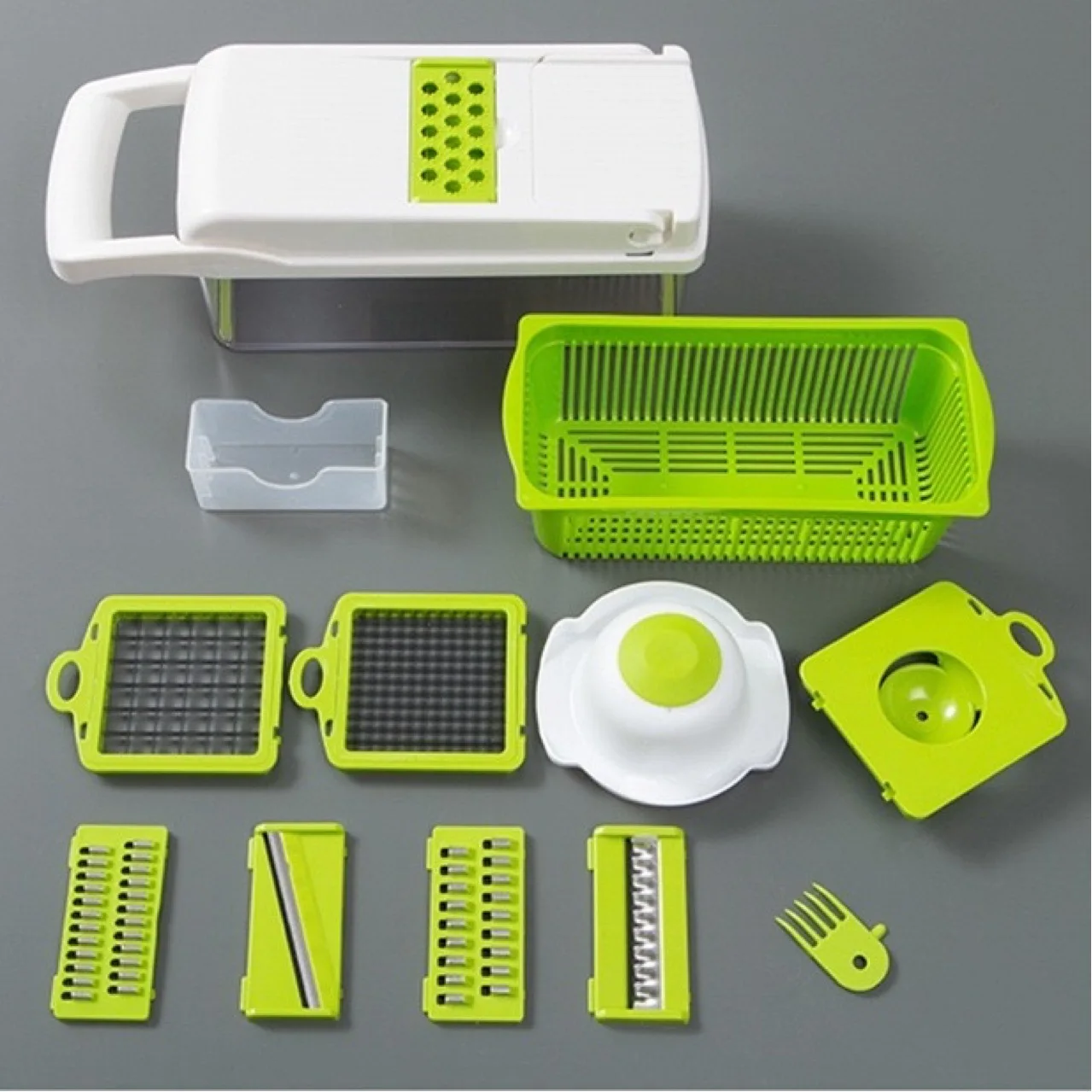 

New Fruit Vegetable Potato Kitchen Multi-function Tools Shredders Slicers Set with Stainless Steel Blades Onion Slicer Tool