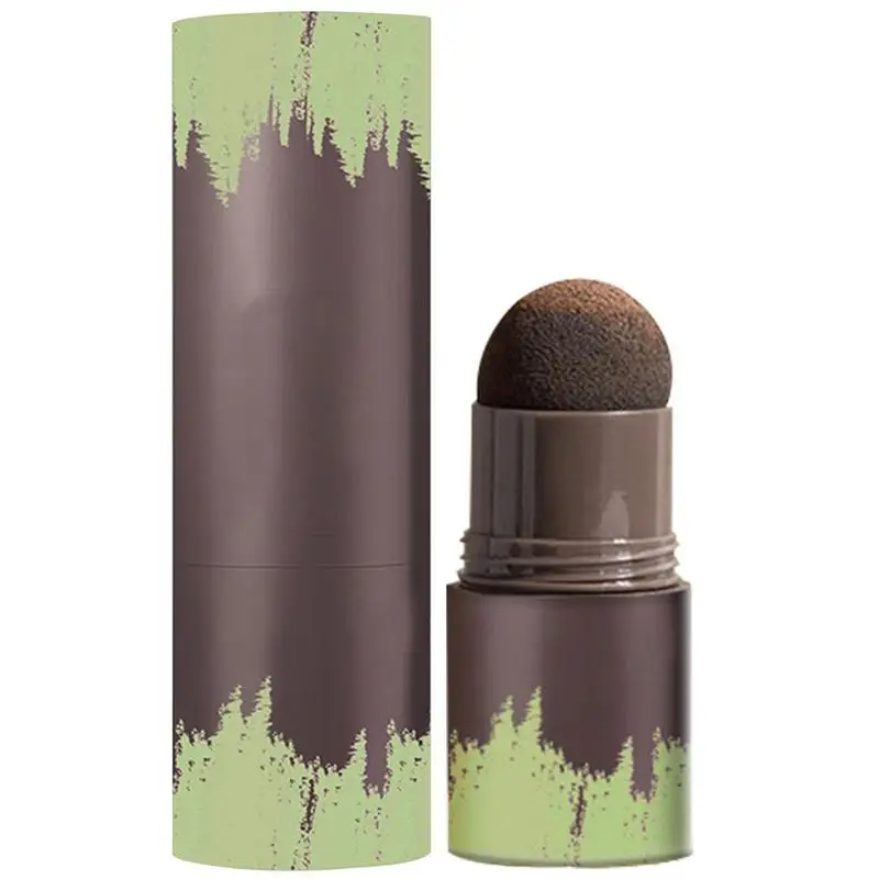 Hairline Powder Stick Quick Cover Grey Hair Root Waterproof&Sweat-proof Root Touch-up Cover Powder For Hair Eyebrows Beard