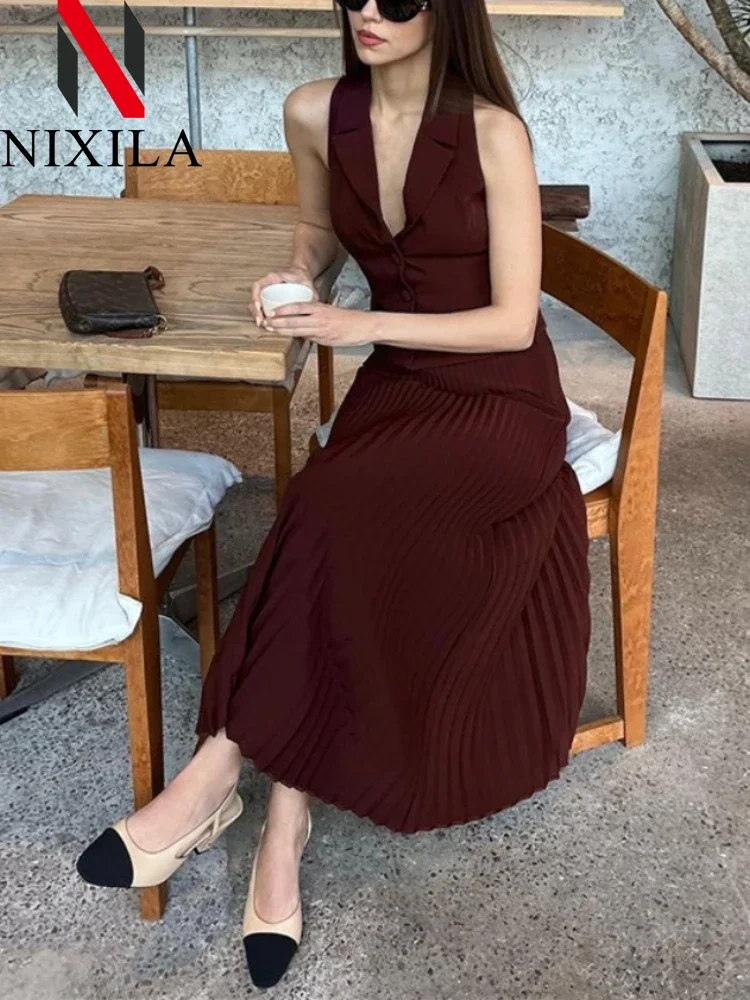 Новые летние женские комплекты с юбкой элегантные офисные укороченные топы