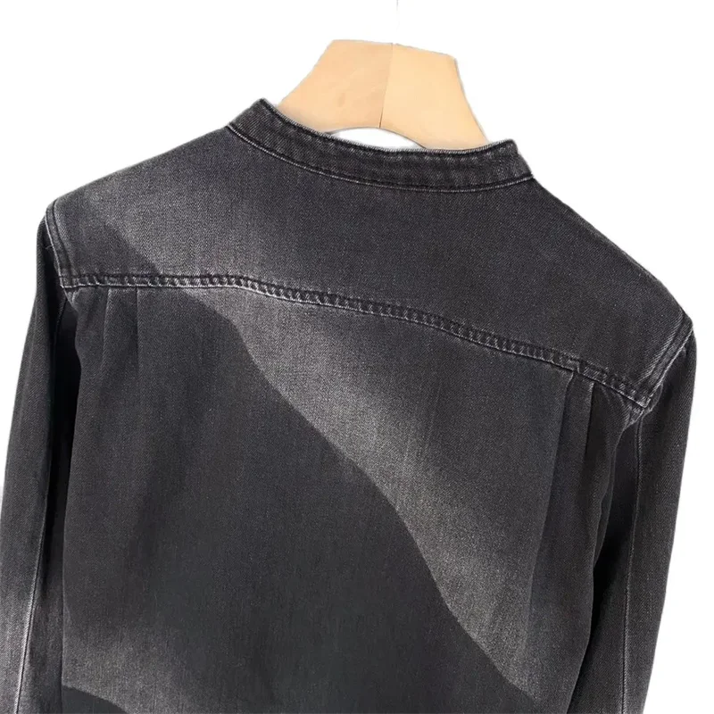 Новинка 2024 Высококачественная Женская плиссированная джинсовая хлопковая