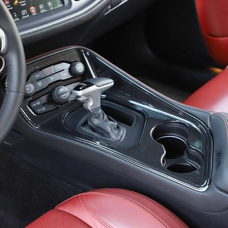 Для Dodge Challenger 2015 + Автомобильная панель переключения передач отделка Обложка