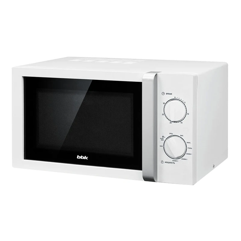Микроволновая печь BBK 23MWG-845M/WS (1400 Вт 23 л 6 уровней нагрева гриль таймер 30 мин