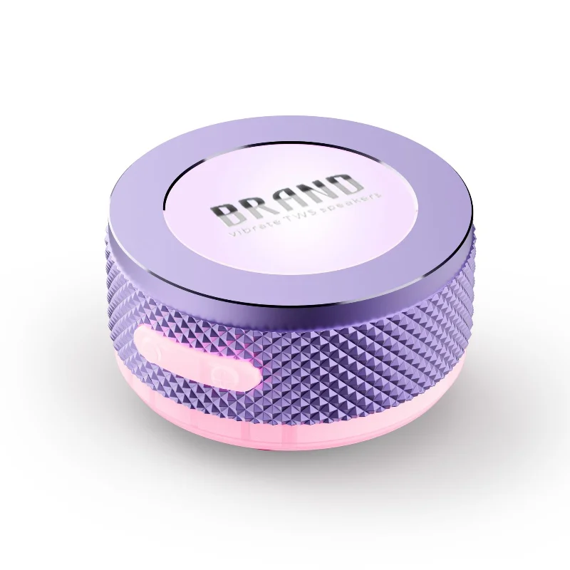 Фото Миниатюрная портативная Bluetooth-колонка с костной проводимостью, беспроводной сабвуфер, магнитный металлический корпус, мощный звук №4