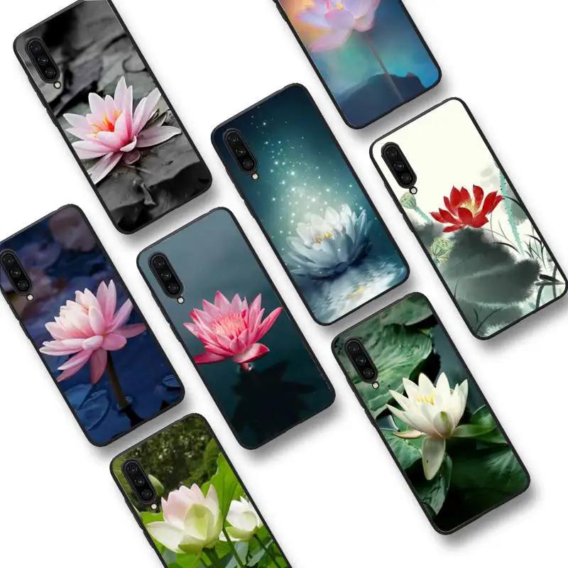 

Lotus Phone Case For Xiaomi mi9 mi8 F1 9SE 10lite note10lite Mi8lite Coque for xiaomi mi5x
