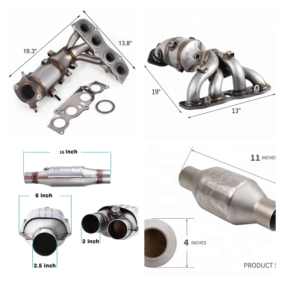 

high quality auto Good Quality Engine Parts Mass wholesale Catalytic Converter