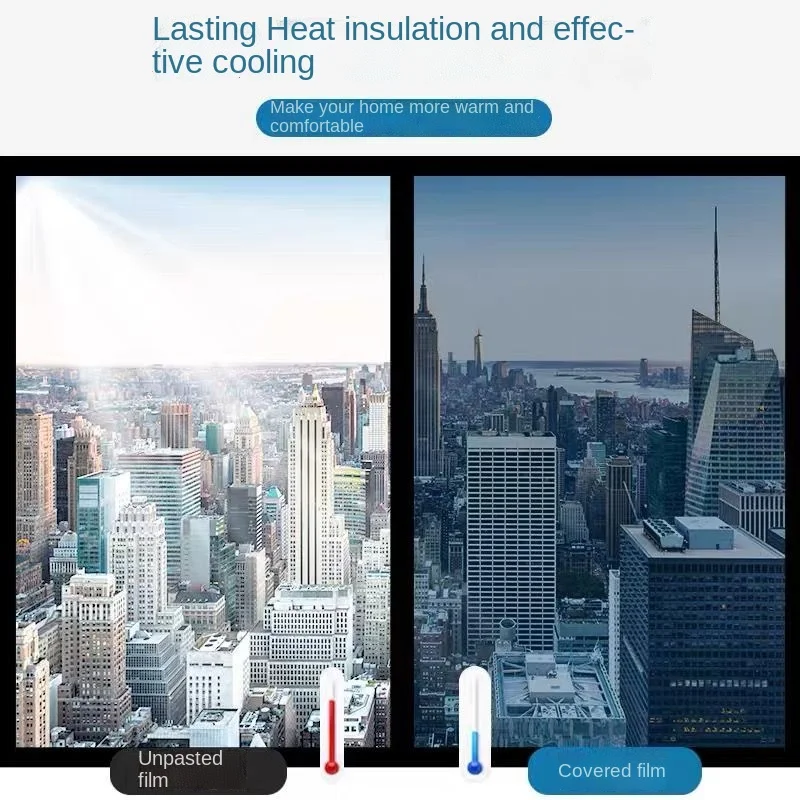 

One-way window film Sun-proof heat-insulating film, sun-proof ultraviolet-proof transparent explosion-proof film