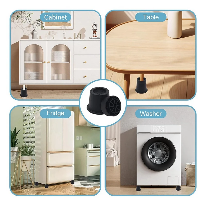 3-дюймовые подъемники для кровати больших нагрузок до 6000 фунтов 8 упаковок