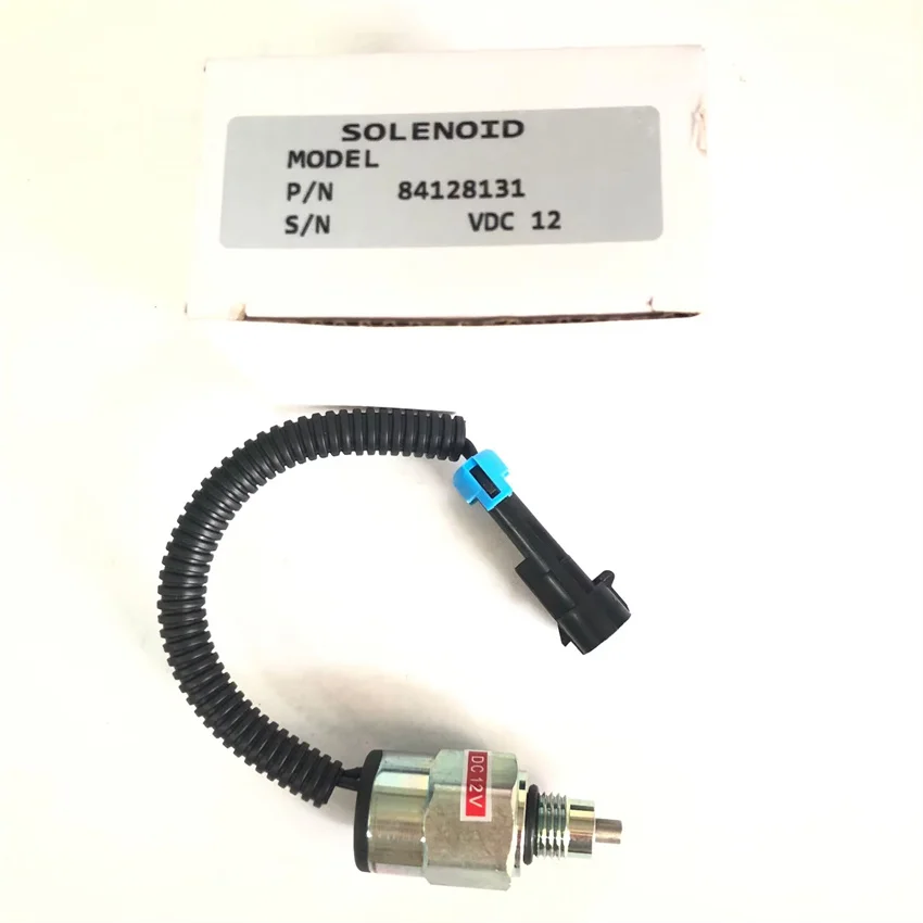 Spool Lock Out Solenoid Valve 12v 84128131 for Case Backhoe Loader 580N 580SN WT EP 590SN
