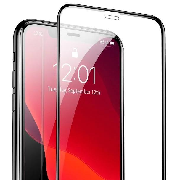 Защитное стекло Baseus SGAPIPH58S-KC01 для APPLE iPhone X XS 11 Pro 0.3 мм Full Screen Glass черный |