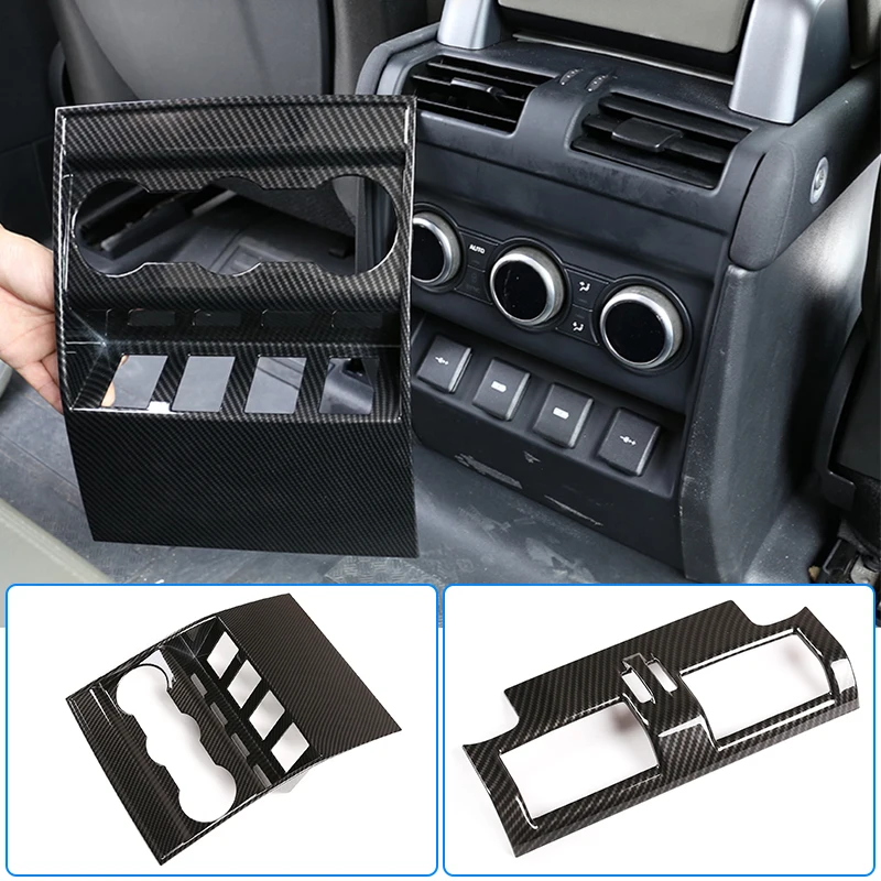 

ABS Armrest Box Rear Row Air Conditioning Vent Frame Anti-kick Cover Trim,For Land Rover Defender 110 130 2020-21,Car Accessory