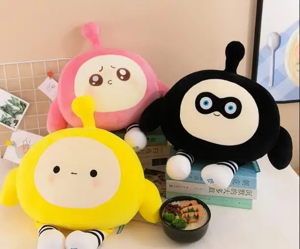 

40 см мягкая вечерние кукла плюшевые игрушки ручная работа маленькое яйцо мальчик кукла рабочие черные яйца окружающая подушка кукла подаро...