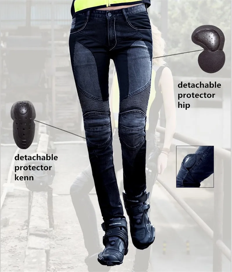 

Uglybros сетчатые дышащие безопасные удобные женские мотоциклетные джинсы для вождения на дороге мотоциклетные защитные брюки Pantalones мотокросс