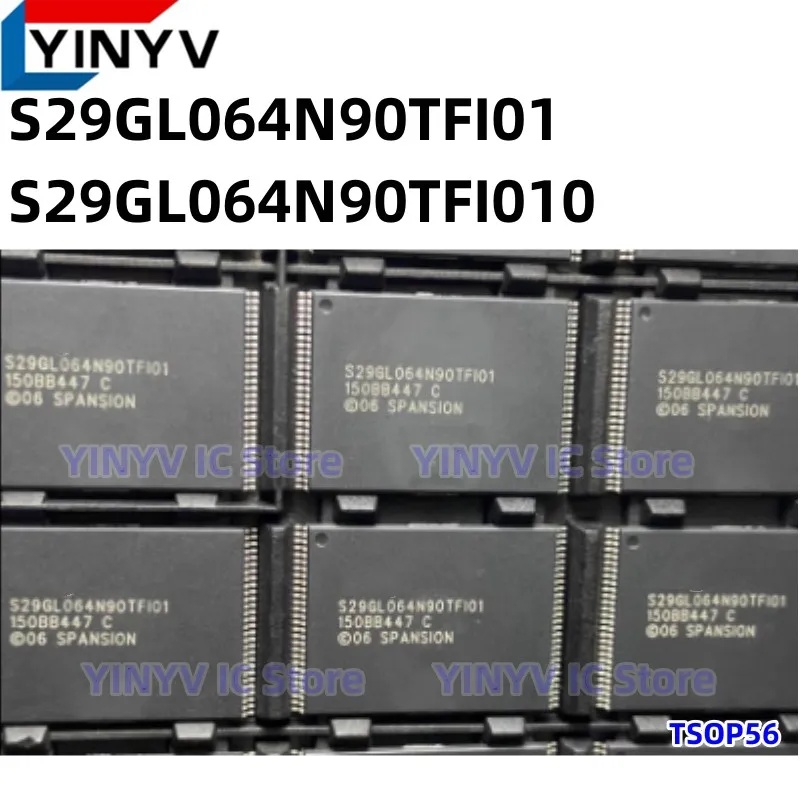 

2 шт. S29GL064N90TFI01 S29GL064N90TFI010 TSOP56 S29GL064N90 S29GL064N90TF101 IC FLASH 64mbit параллельный оригинальный новый 100% качество