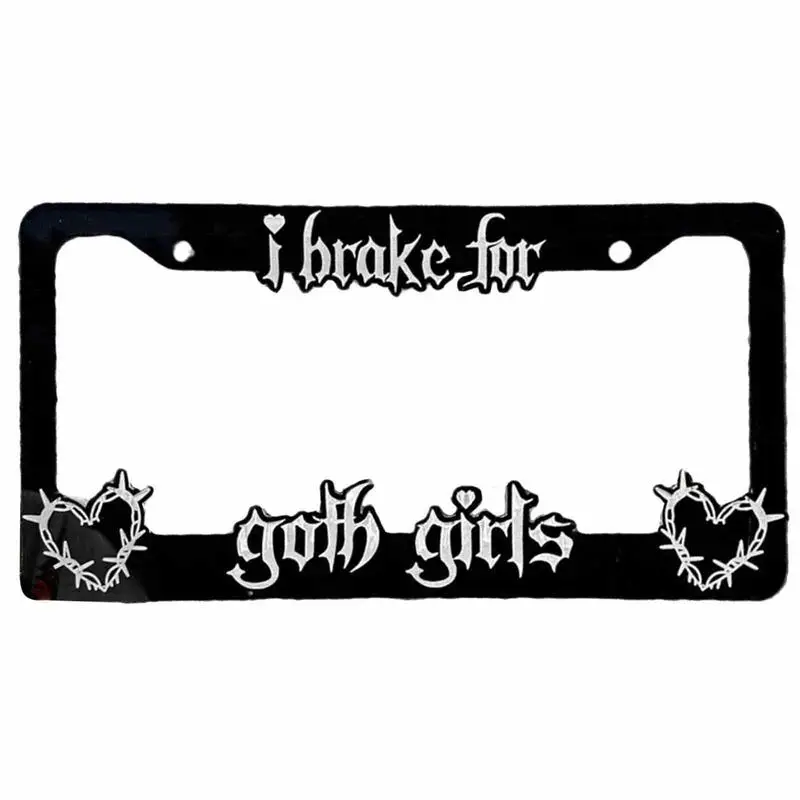 

Car Front License Plate Bracket Auto Number Plate Frame Tag Covers License Plate Protect Lid Exterior Car Accessories