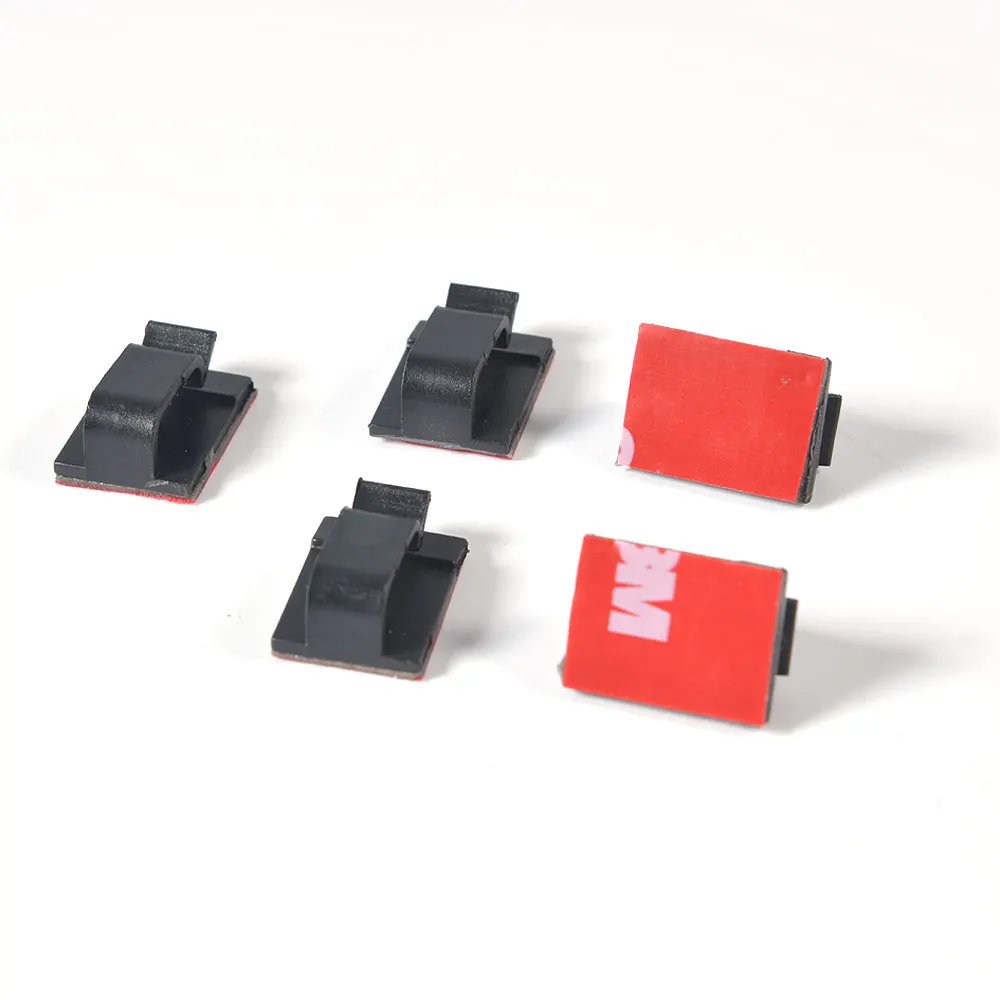

20Pcs Self-adhesive Wire Tie Cable Clamp Clips Holder for Car Dash Camera GPS Headphone Table Wire and Cable Fixing Clip