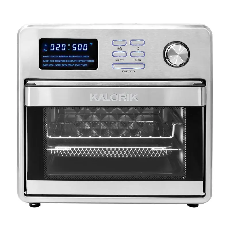 

MAXX 16 Quart Digital Air Fryer Oven Stainless Steel, AFO 47797 SS For Cooking kitchen