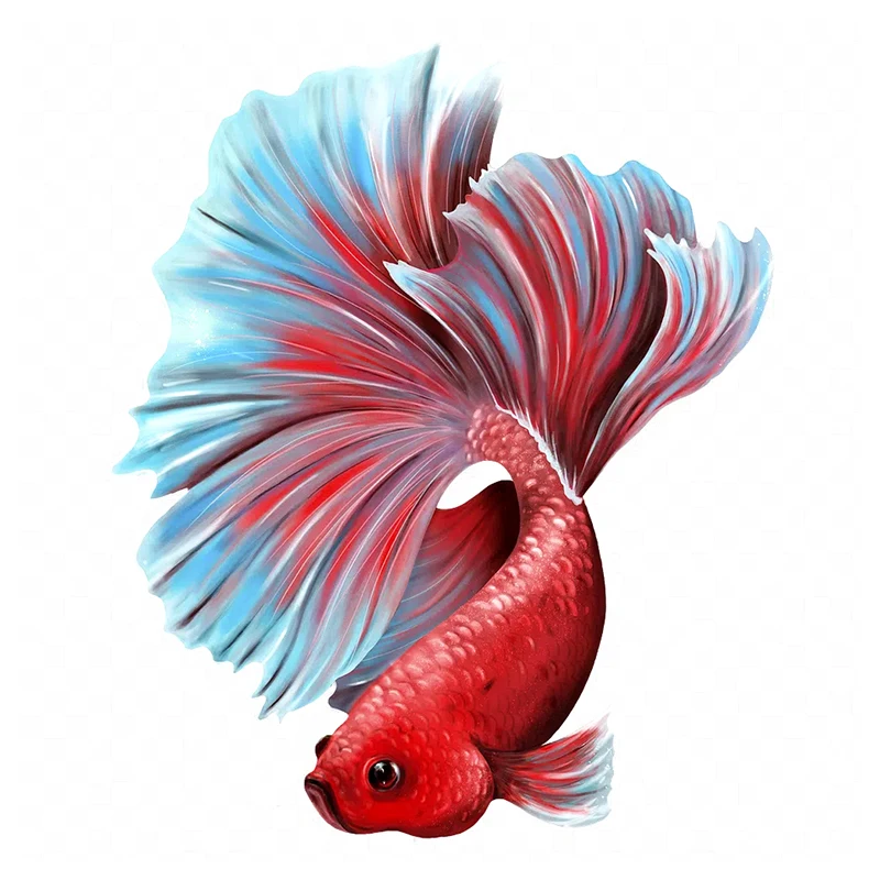 

Настенная наклейка ПВХ с рыбками