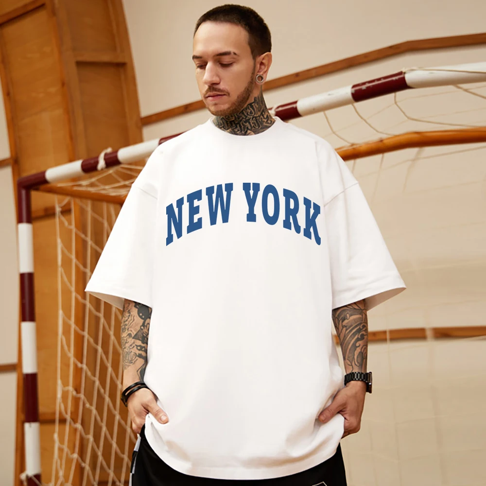 Футболка с коротким рукавом и круглым вырезом из хлопка