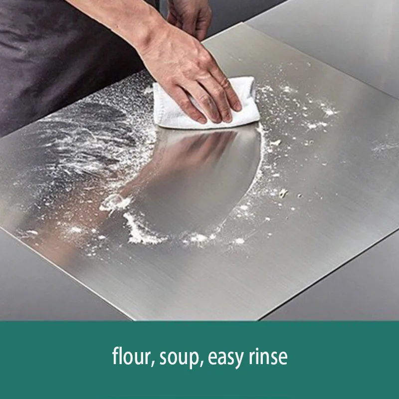 Коврик для резки из нержавеющей стали настольная подставка еды