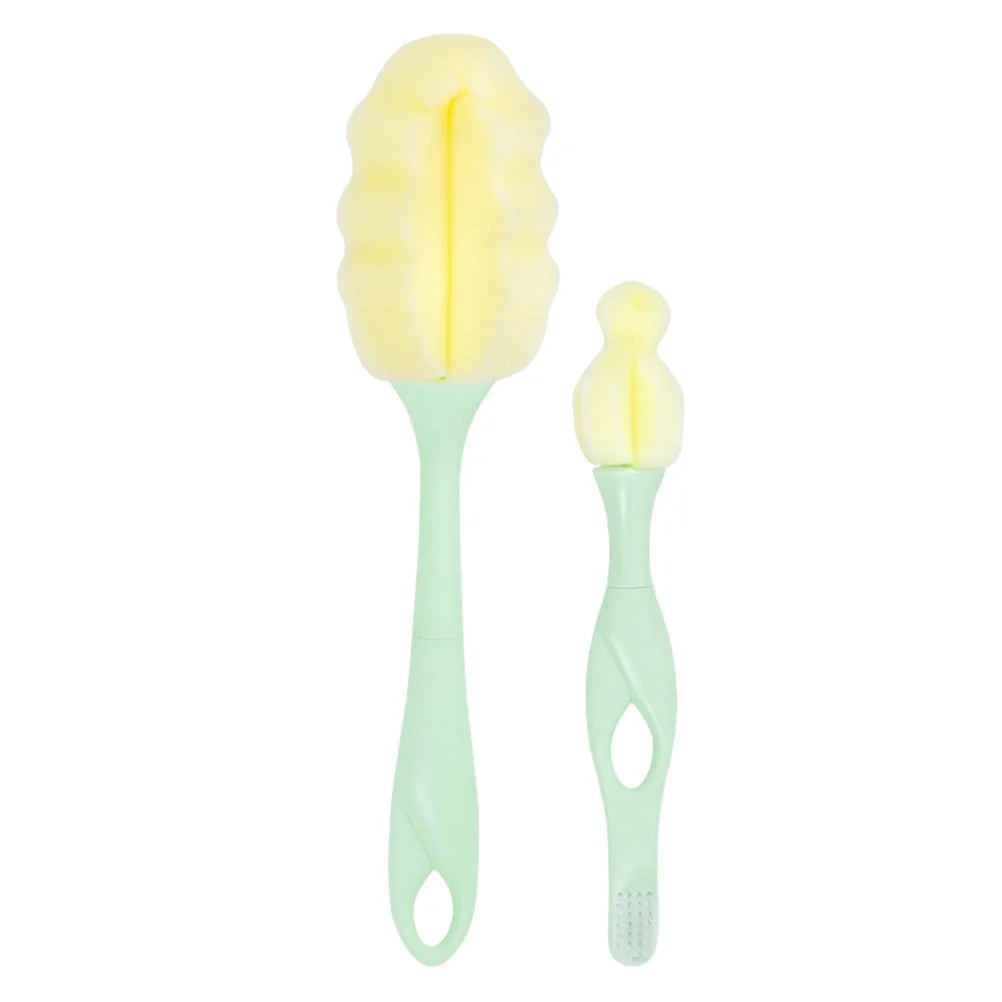 

2PCS Washing Bottles Brushes Feeding-bottles Cleaning Brushes Pacifier Brush