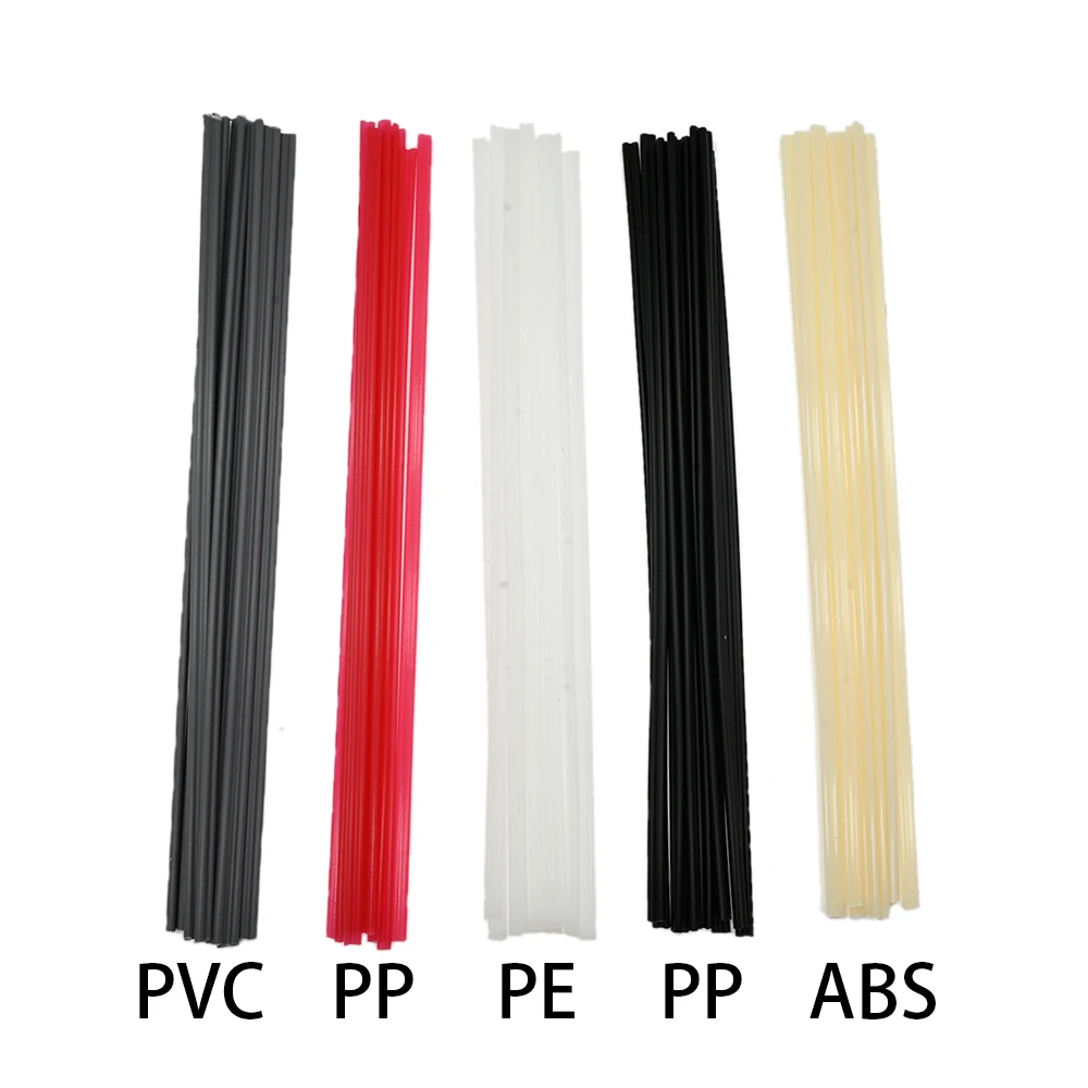 50 шт./лот пластиковые сварочные прутки 250 мм длина ABS/PP/PVC/PE 5x2 для пластикового