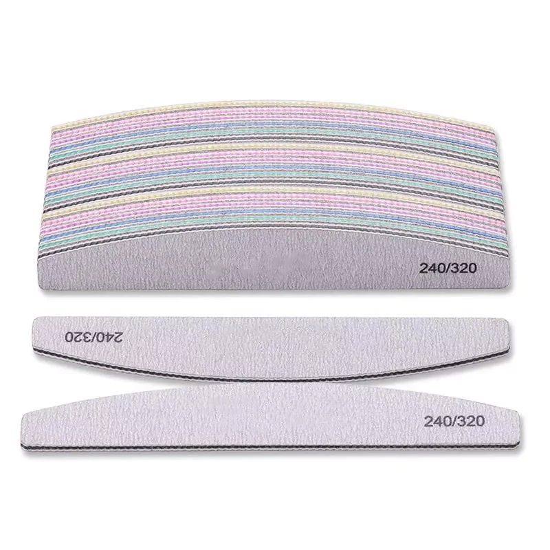 

Half-Moon-Shaped Nail File Nail Buffer Grinding Polishing Sanding Buffing Pedicure Manicure Nail Art Tools Professional