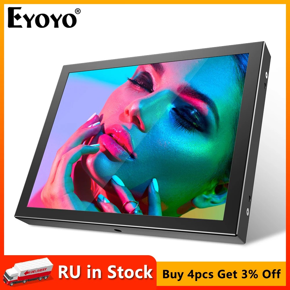 Eyoyo 5"/7"/8" Mini Portable LED Screen Panel Display With VGA/AV/USB/HDMI Video Input For CCTV Security Monitor TV Raspberry Pi