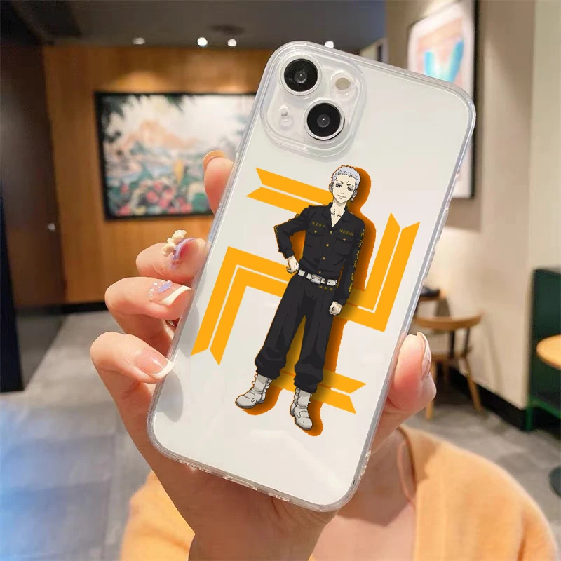 Tokyo Revengers Avengers Anime Luxury Soft Phone Case For iPhone 14 13 12 11 Pro Max XS X XR SE3 7 8 Plus Shockproof Cover Funda