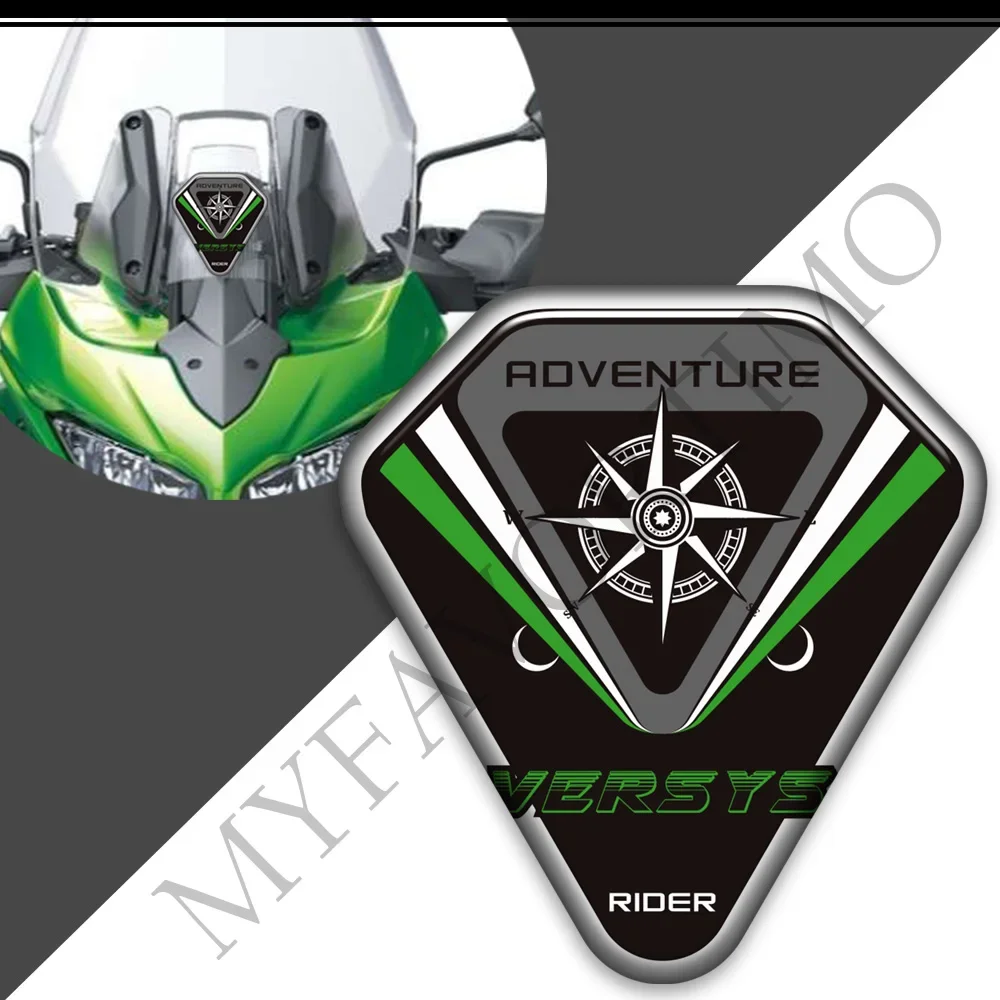 Фото Для Kawasaki VERSYS 1000 SE LT мотоциклетный бак Pad, боковой комплект для газа, мазута, багажника на колено, чехлы для багажа, наклейки на лобовое стекло, протектор №4