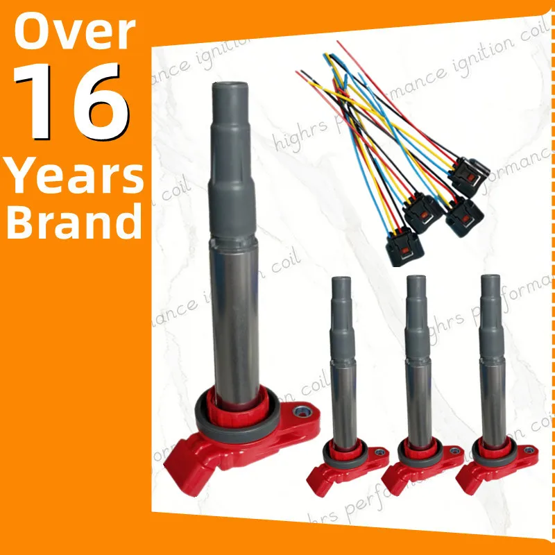 Фото 4 шт. 90919-02258 UF-596 C1714 UF-619 Катушка зажигания Corolla Matrix Prius Scion xD 1.8 RAV4 90919 02258 9091902258 №1