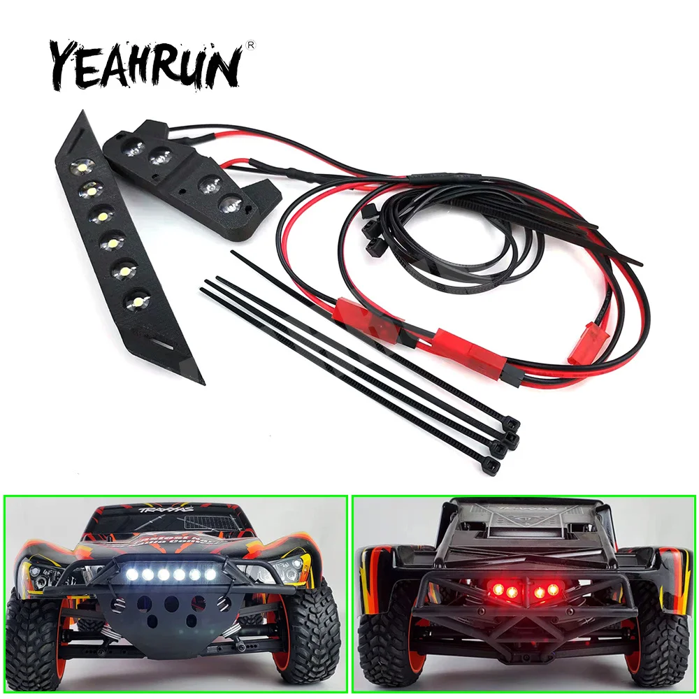 

YEAHRUN RC Car Headlight Tail LED Lights for 1/10 Traxxas Slash Short Course Truck Upgrade Decoration Parts