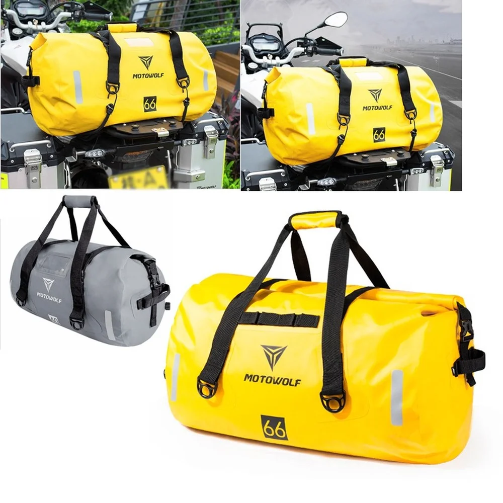 R1200GS Motorcycle Waterproof Tail Bags Back Seat Bags 90L motorcycle backpack Scooter Sport Luggage Rear Seat Bag Pack 40L 80L