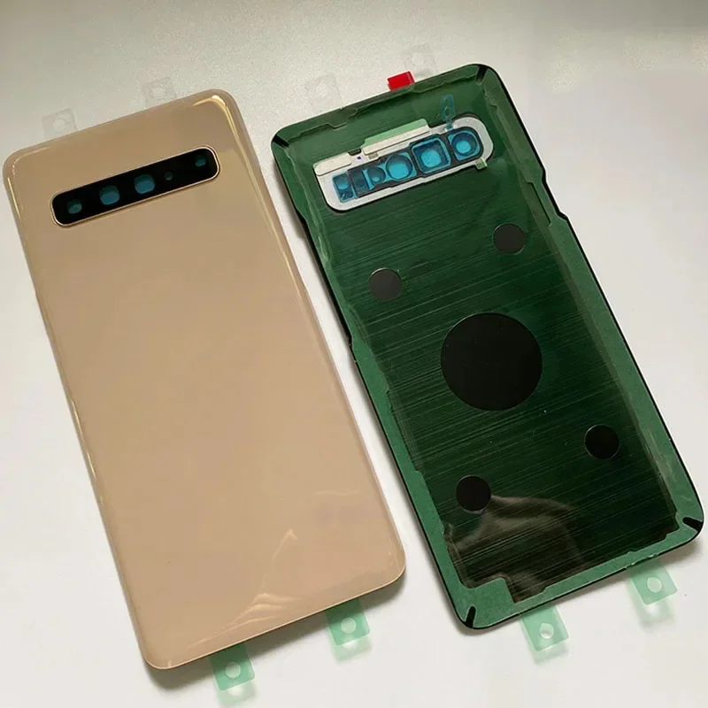 Для Samsung Galaxy S10 5G SM-G977B g977f задняя крышка аккумулятора 3D стеклянная панель корпус