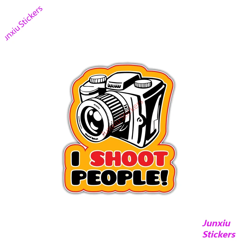 

Creative Car Sticker Shoot People Camera Photo Decals Funny for Bumper Window Waterproof Accessories Interior KK11*9cm